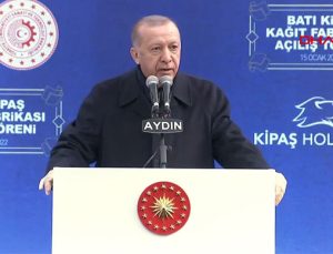 Cumhurbaşkanı Erdoğan, Avrupa’nın en büyük kağıt fabrikasını açtı