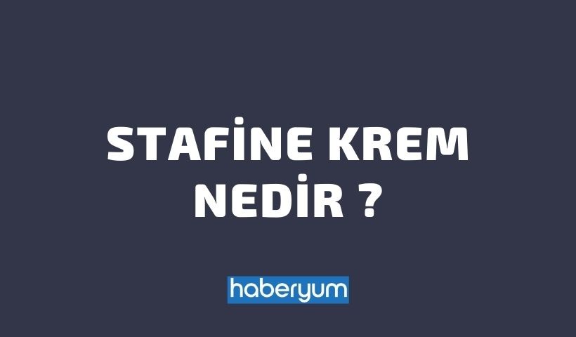 STAFINE KREM NEDIR