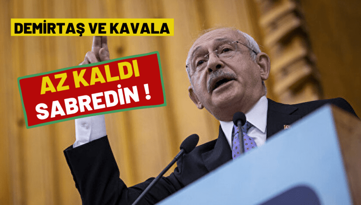 Kemal Kılıçdaroğlu: Selahattin Demirtaş ve Osman Kavala’yı çıkaracağız