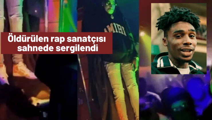 ABD’de öldürülen rap müzik sanatçısı sahnede sergilendi