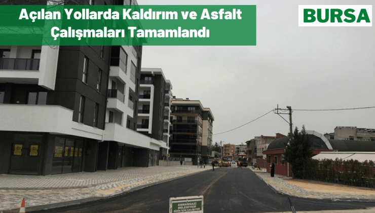 Osmangazi’de asfalt çalışmaları tamamlandı