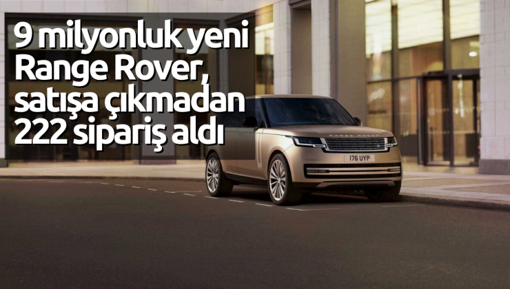 2022 Range Rover tasarım detayları