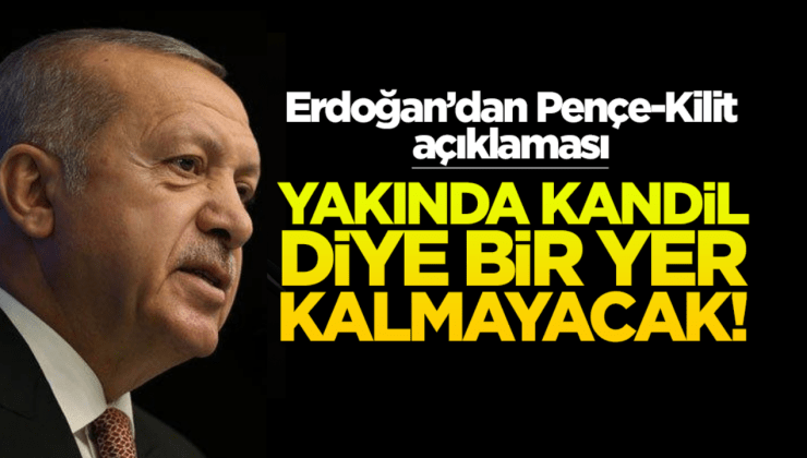 Cumhurbaşkanı Erdoğan, Pençe-Kilit Harekatı’yla ilgili son durumu paylaştı