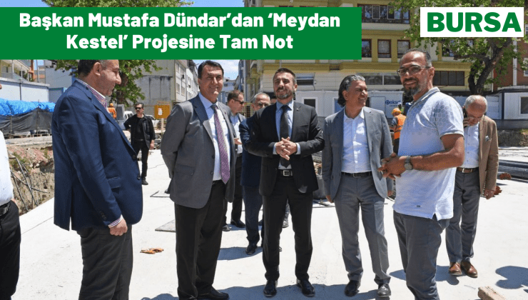 Önder Tanır, Osmangazi Belediye Başkanı Mustafa Dündar’ı ilçede ağırladı