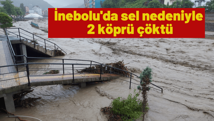 Sinop’ta ev ve iş yerlerini su bastı