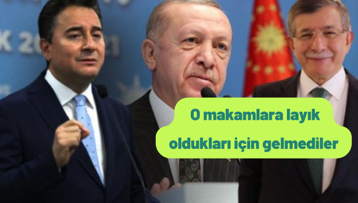 Erdoğan’dan Davutoğlu ve Babacan hakkında çarpıcı sözler
