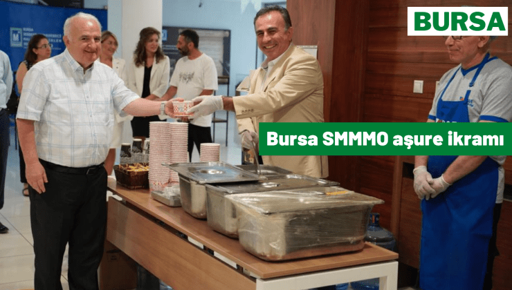 Bursa SMMMO aşure ikramı
