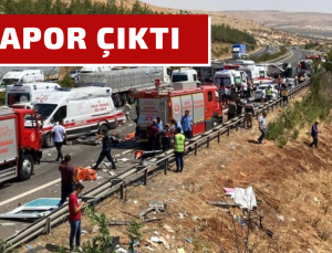 Gaziantep’teki trafik kazasına karışan otobüs hız sınırını aşmış
