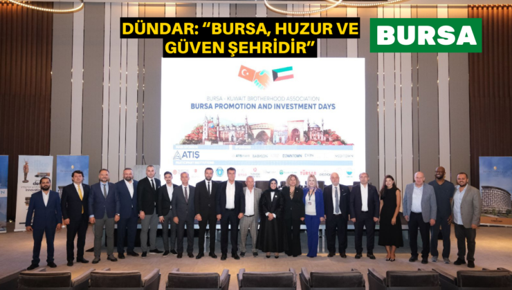Başkan Dündar’dan Huzur Şehri Bursa’ya Davet