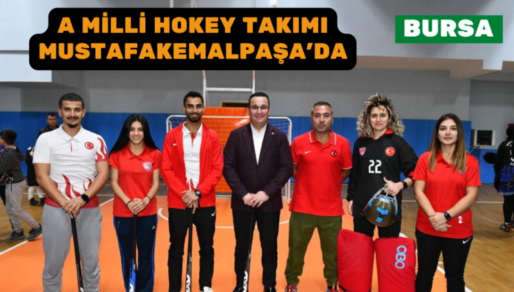 Mehmet Kanar  A Milli Hokey Takımı sporcularını, ilçe ’de özel olarak ağırladı