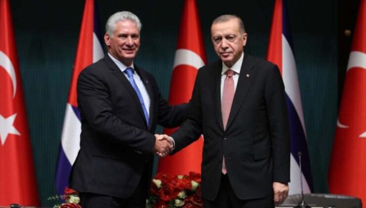 Cumhurbaşkanı Erdoğan, Küba Devlet Lideri ile görüştü