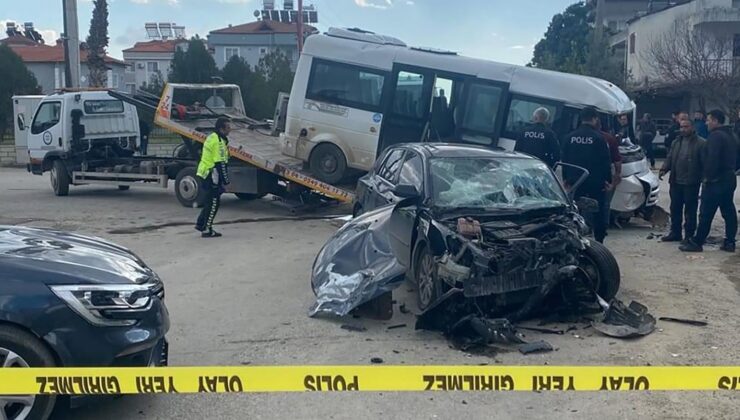 Dalaman’da zincirleme trafik kazası: 1 ölü, 2 yaralı