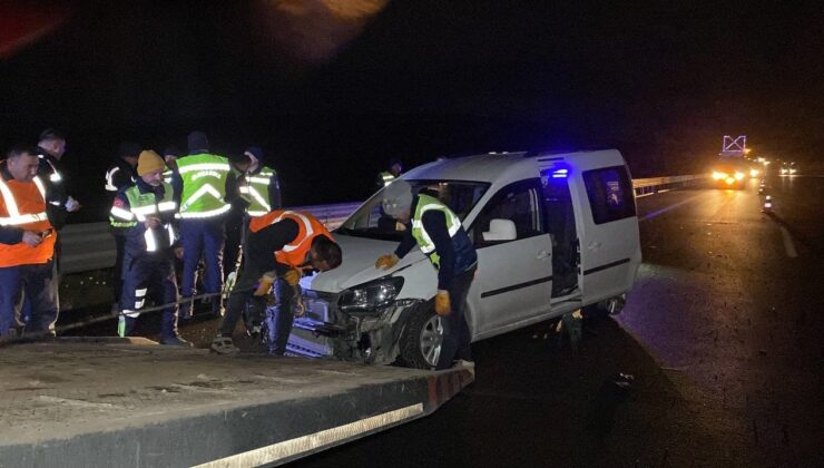 Kuzey Marmara Otoyolu’nda alkollü sürücü seyir halindeki otomobile arkadan çarptı: 6 yaralı