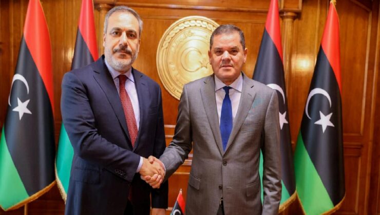 MİT Başkanı Hakan Fidan, Libya Başbakanı Dibeybe ile görüştü