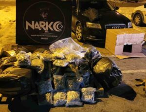 116 kilo uyuşturucu Kayseri’ye sokulamadan ele geçirildi