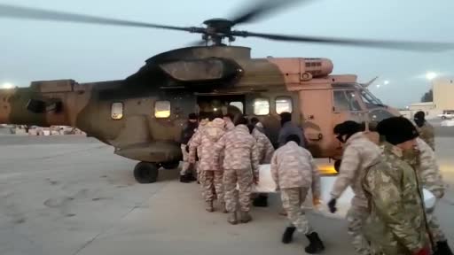 Adana İncirlik’ten yardım malzemeleri helikopterlerle bölgelere ulaştırılıyor