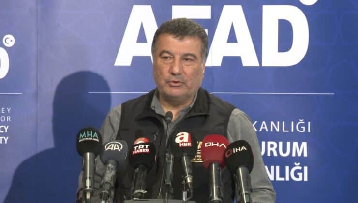 AFAD Deprem ve Risk Azaltma Genel Müdürü Tatar: “Şu ana kadar toplamda 3 bin 858 artçı sarsıntı var”
