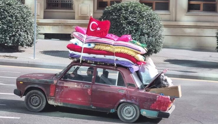 Bakü’de yorganları eski aracına bağladığı fotoğrafıyla tanınan Server Beşirli Türkiye’ye gidiyor