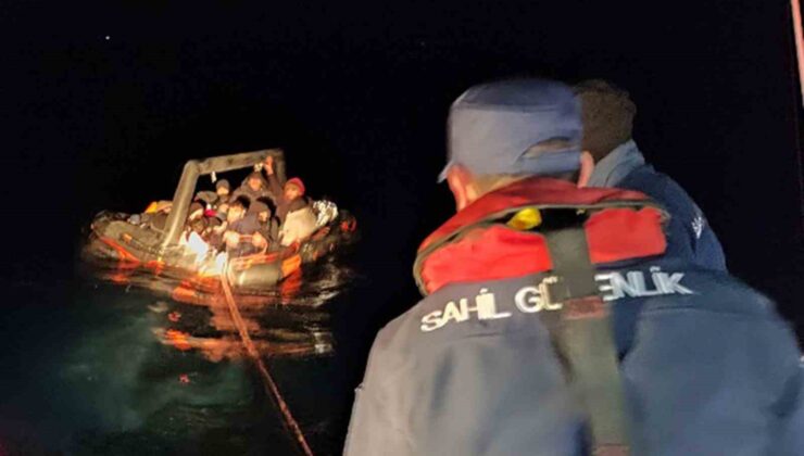 Datça ve Marmaris’te 42 düzensiz göçmen kurtarıldı