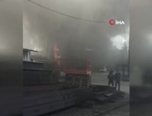 Esenyurt’ta civata fabrikasında yangın çıktı