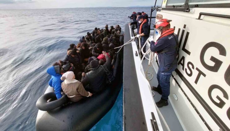 Fethiye’de 41 düzensiz göçmen kurtarıldı