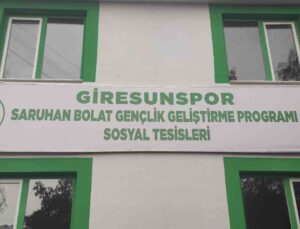 Giresunspor, altyapı tesislerine Saruhan Bolat’ın adını verdi