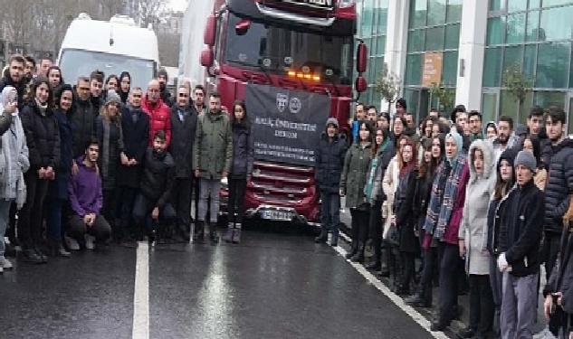 Haliç Üniversitesi Deprem Bölgesi İçin Seferber Oldu