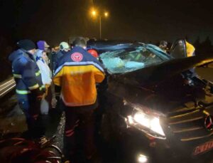 Hatay’dan İstanbul’a giden depremzede aile kaza yaptı: 1’i bebek 9 yaralı