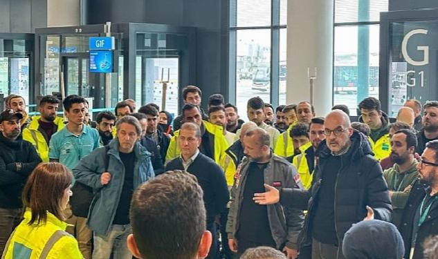 İGA İstanbul Havalimanı Çalışanları Deprem Bölgelerine Gitmek İçin Gönüllü Oldu