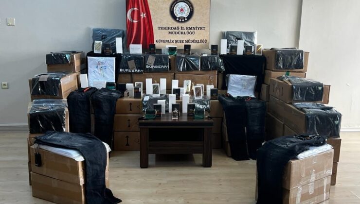 İstanbul’dan ürettikleri sahte ürünleri Tekirdağ’da satmaya çalıştılar
