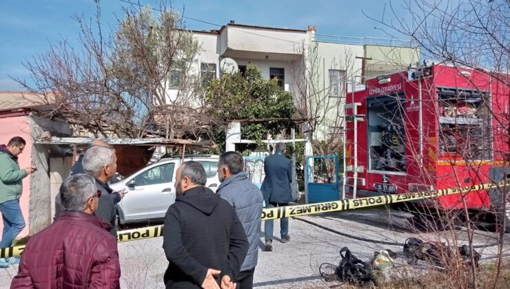 İzmir’de ev yangınında bir kişi öldü