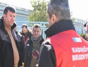 Kadıköy Belediye Başkanı Şerdil Dara Odabaşı Afet Bölgesinde