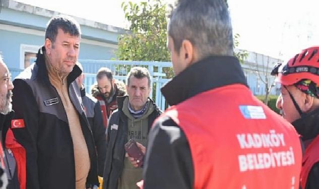 Kadıköy Belediye Başkanı Şerdil Dara Odabaşı Afet Bölgesinde