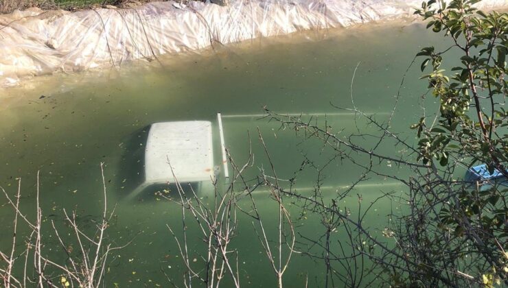 Kamyonet su kanalına düştü: 1 ölü
