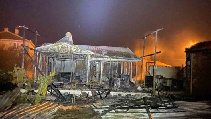 Kırklareli’nde yangın: 1 kişi yaralandı