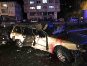 Rize’deki trafik kazasında 1 kişi hayatını kaybetti
