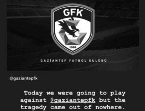 Sergio Oliveira’dan, Gaziantep FK mesajı: “Umarız yaralarınızı sarar ve daha güçlü geri dönersiniz”