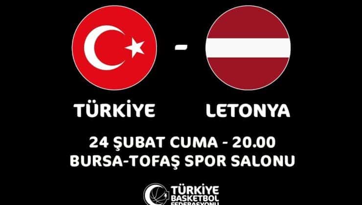 Türkiye – Letonya maçı Bursa’da oynanacak
