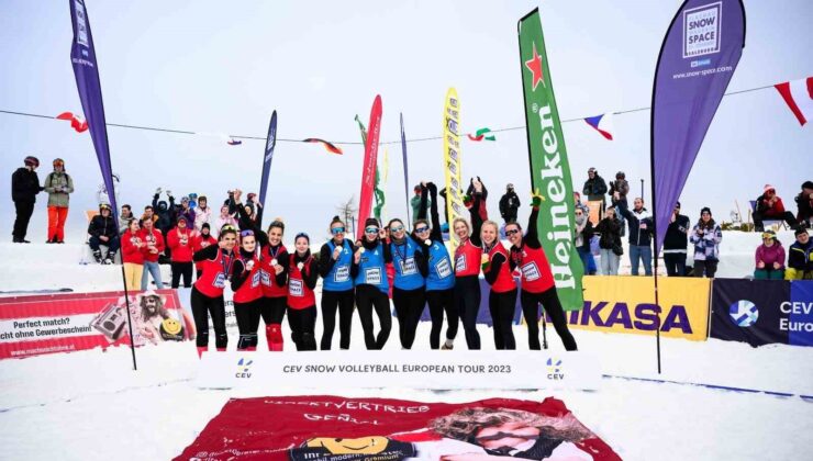 Milliler, CEV Kar Voleybolu Avrupa Turu Wagrain Etabı’nda şampiyon oldu