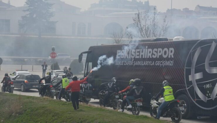Motor sporları kulübünden Eskişehirspor’a büyük kortej