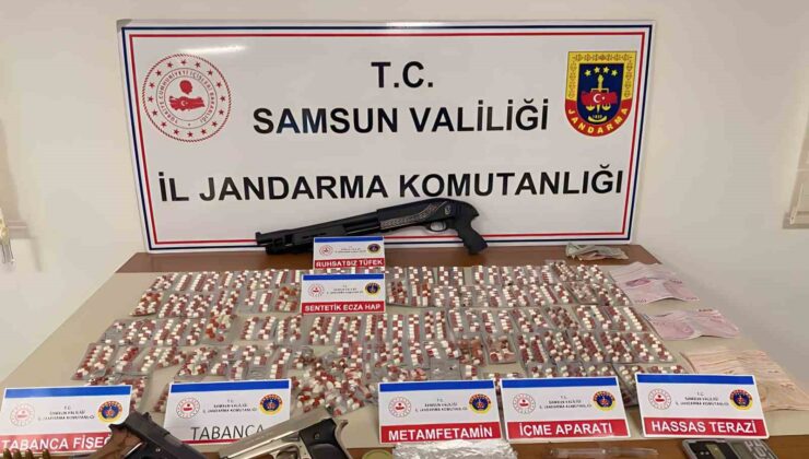 Samsun’da jandarmadan uyuşturucu operasyonu: 5 gözaltı