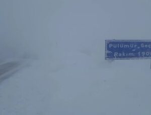 Tunceli-Erzincan yolu araç trafiğine kapatıldı