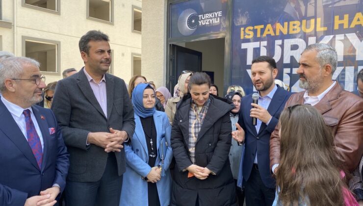 AK Parti İstanbul milletvekili adayları Durgut ve Aydın, Maltepe’de Cevizli İrtibat Bürosu açılışına katıldı