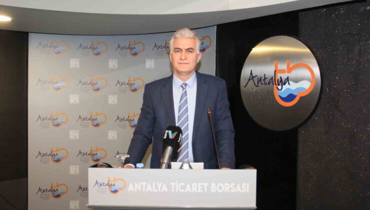 Antalya Ticaret Borsası Başkan Vekili Halil Bülbül: