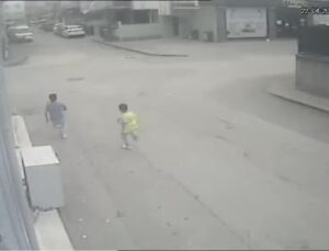 Cipin çocuğun üzerinden geçtiği kaza kamerada