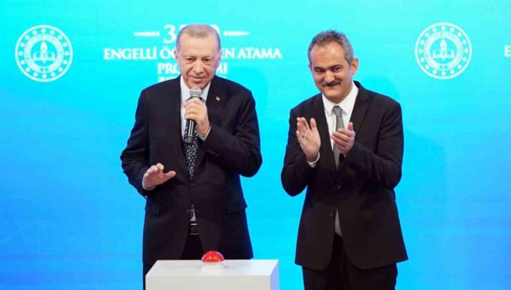 Cumhurbaşkanı Erdoğan: “Atanamayan tüm engelli öğretmen adaylarımızın atamasını gerçekleştirdik”