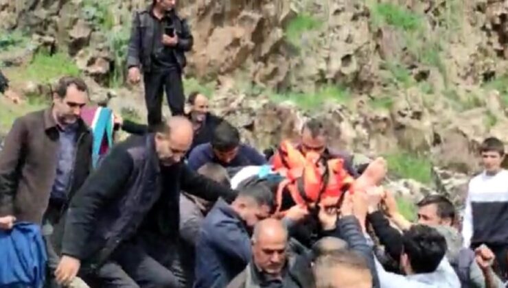 Diyarbakır’da kayalıklardan düşen vatandaş helikopter ambulans ile araziden alındı