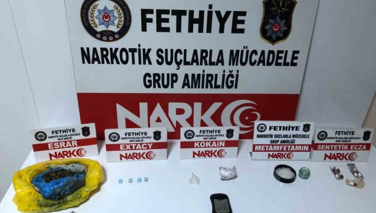 Fethiye’de 3 kişi uyuşturucu satmaktan tutuklandı