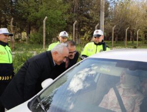 İçişleri Bakan Yardımcısı Ersoy, Çankırı’da trafik denetimine katıldı
