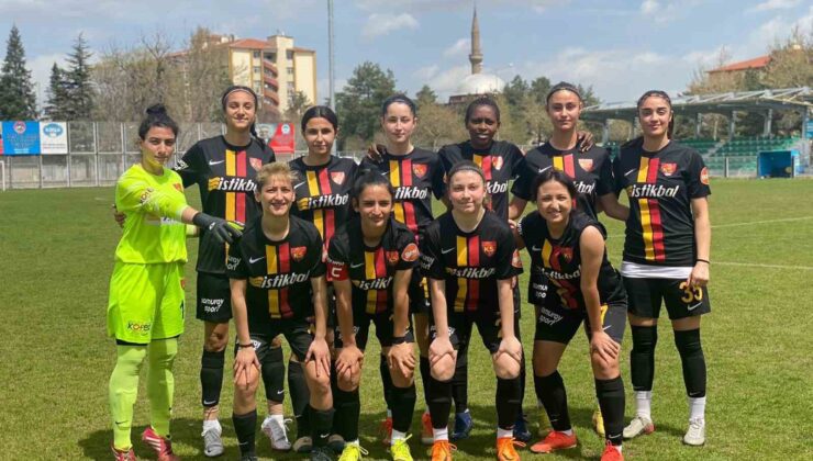 Kadınlar 1. Lig: Yukatel Kayseri Kadın FK: 2- Gaziantep Asyaspor: 0